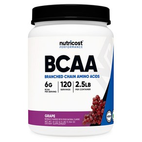 뉴트리코스트 BCAA 포도 맛, 120정, 1개