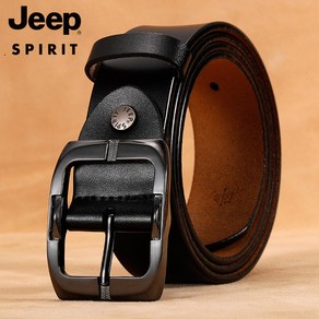 JEEPSPIRIT 정품 남성용 가죽 벨트 OM18CD996BT0344