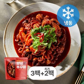 천호 쭈꾸미골목 맛집 쭈꾸미도사 양념쭈꾸미 3팩 + 모짜렐라치즈 100g 2팩 캠핑요리 집들이요리, 1개