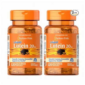 Puitan's Pide 퓨리탄프라이드 루테인 20mg 120캡슐X2 (8개월분), 2세트, 120정