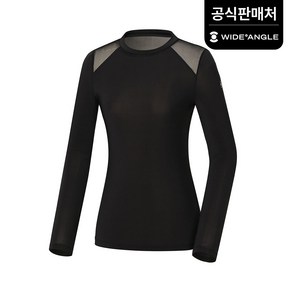 [와이드앵글 공식] [골프] 여성 VA 매쉬 소매 라운드 베이스레이어 L WWM23296Z1