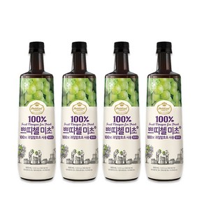 쁘띠첼 미초 청포도, 900ml, 4개