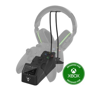 터틀비치 Xbox Seies X/S 듀얼 컨트롤러 충전 스테이션+헤드셋 스탠드 배터리팩 포함 엑박패드 충전독, TBS-0030-05, 1개