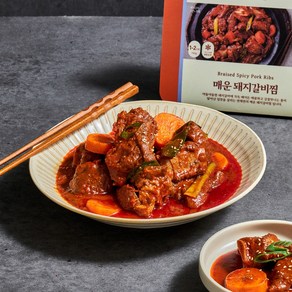 면채반 매운 돼지 갈비찜 밀키트 700g 매운맛, 1개