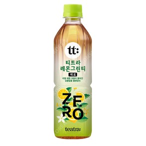 블렌딩티 레몬음료 / 티트라 레몬그린티 제로 500ml X 24PET, 24개