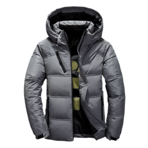 남성 기본 후드 패딩 점퍼 Men's Down Jacket 뉴타임즈 H864E400