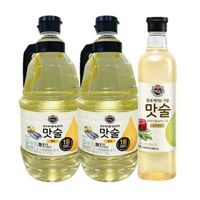 (상온)백설 맛술(생강)1.8lx2개+맛술(로즈마리)800mlx1개, 1세트