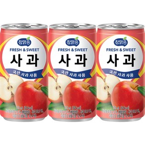 대일 참맑은 스위트 프레쉬 사과 175ml 사과음료/소캔/업소용, 10개