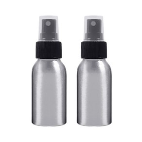 디엠코퍼레이션 DM 뷰티 스프레이 알루미늄 공병 50ml, 블랙, 2개