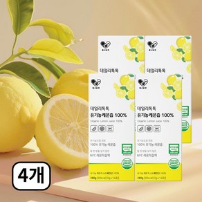 데일리톡톡 유기농 레몬즙 원액 100% NFC 착즙 레몬수 레몬원액 식약처 HACCP 인증