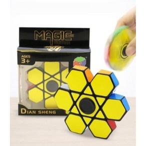 별 스피너 큐브 MAGIC CUBE SQUARE 집중력향상 불안감해소 스트레스해소 놀이템, 1개