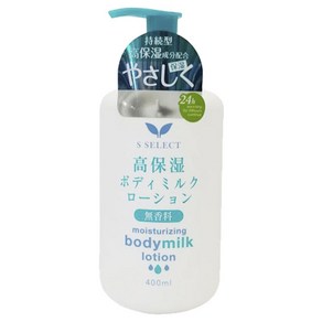 에스셀렉트 고보습 바디 밀크 로션, 1개, 400ml