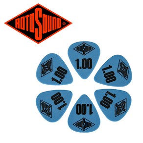 ROTOSOUND CLASSIC DERLIN 1.0mm 피크 / 6개 세트 (DE100)