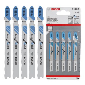 BOSCH 보쉬 철재용직소날 T118A 낱개판매 한팩 5개