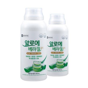 종근당건강 먹는 알로에 베라 겔 골드 1000ml x 2병, 1L, 2개