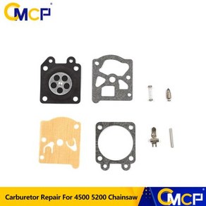 윤활유 Cspe 기화기 수리 키트 4500 5200 전기 톱 다이어프램 수화물 재건 도구 개스킷 세트, 협력사, 1개