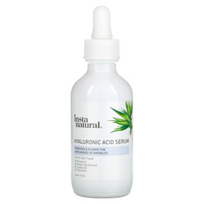 InstaNatual Hyaluonic Acid 세럼 2 fl oz (60 ml) 2팩, 1개, 60ml