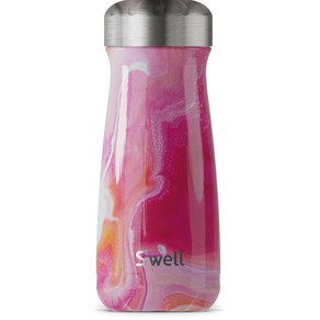 S'well 스테인리스 스틸 트래블러 머그 보온병 16 Fl Oz 아줄라이트, 16 Ounces, 1개