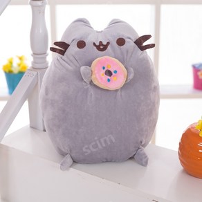 푸신캣 봉제 인형 고양이 쿠션 베개 애착 25cm 카툰 캣 pusheen