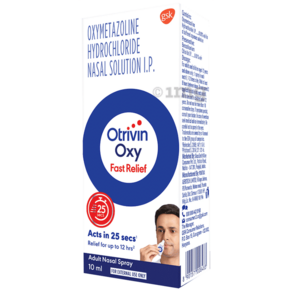 Otivin Oxy Fast Relief Adult Nasal Spay 10 ML, 2세트, 10ml