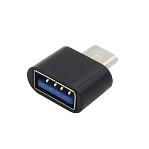 Coms USB 2.0 to C타입 OTG 젠더 Black BT541, 1개