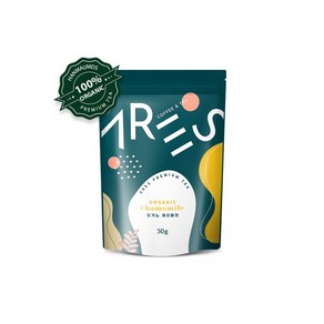 아레스 유기농 캐모마일 잎차 50g, 1개입, 1개