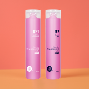 따봉케라 부활연구소 RST+R3케라틴 클리닉2종세트 각300ml, 1개