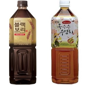 광동 옥수수 수염차1.5L 6개 + 하이트진로 블랙보리1.5L 6개=총12개, 12개