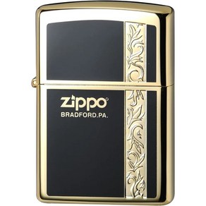 ZIPPO 라이터 골드 버티컬 골드 도금 2GBK-VERZARA