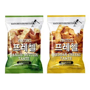 미성 프레첼 2종 갈릭버터 체다치즈, 85g, 8개