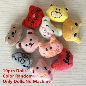 자동 미니 뽑기 동전 작동 놀이 게임 캔디 인형 크레인 아케이드, 1개, 3.10pcs Dolls