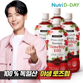 프리미엄 로즈힙 100 1 000ml x 4개, 1L