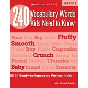 240 Vocabulay Wods Kids Need to Know Gade 1, Scholastic Teaching Resouces