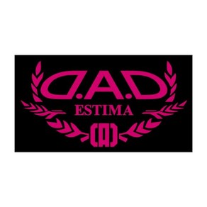 갤슨 DAD 자동 모델 스티커 에스티마 (핑크) ST107-05-03 D.A.D AUTO MODEL STICKER, 1개