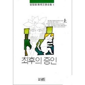 최후의 증인(상권)(김성종추리문학전집 1), 남도출판사