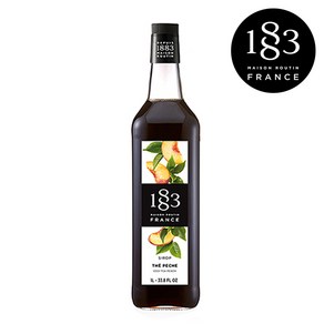 1883 복숭아 아이스티시럽 1000ml, 1개, 1L