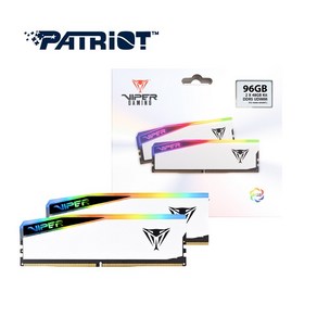 [PATRIOT] DDR5 PC5-48000 CL42 Elite 5 RGB [96GB (48GB*2)] (6000), 선택하세요, 2개