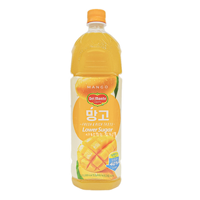 롯데 델몬트망고 로어슈거, 4개, 1.5L