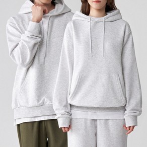 팀스핏 1+1 2장 세트 M~4XL 빅사이즈 쭈리 무지 후드티 스웻 티셔츠 7컬러