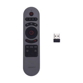 OBSBOT Tiny 2 Tiny 2Tiny 4K1080P USB 리모컨 웹캠용 스마트 리모컨 리시버를 통한