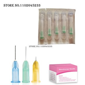 피하 주사 바늘 32G 4MM 일회용 메조 바늘 10개/가방, [10] Meso needle 34G4MM, 메조바늘 34G4MM, 10개