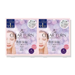 Clea Tun 클리어 턴 일본 코세 프리미엄 프레쉬 마스크 수퍼 모이스트 3개입 2팩, 2개