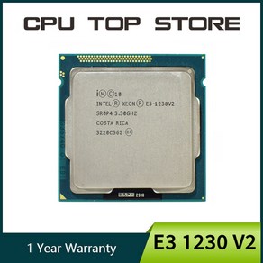 인텔 제온 E3 1230 V2 3.3GHz 4 코어 CPU 프로세서 SR0P4 LGA 1155