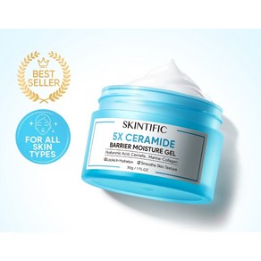 SKINTIFIC 스킨티픽 5X 세레마이드 스킨 베리어 크림 5X Ceamide 30g, 1개