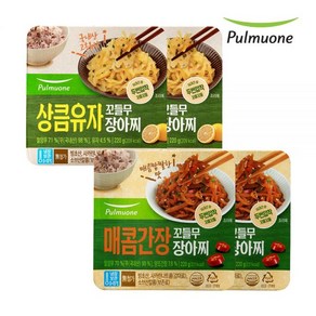 풀무원 꼬들무짱아찌 220g 상큼유자 2팩 + 매콤간장 2팩, 1개