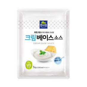 (무)(냉장)면사랑 크림베이스소스1kgX10개, 4개, 1kg