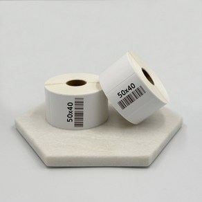 라이프존 바코드 감열라벨지 50mm x 40mm x 1000장 4롤