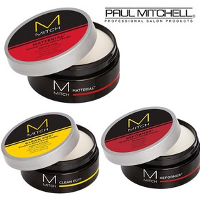 폴미첼 미치 매트리얼 스타일링 헤어 클레이 크림 왁스 3종택1 Paul Mitchell Mitch, 1개