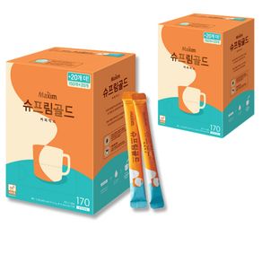 맥심 슈프림 골드 커피믹스, 13.5g, 340개입, 1개