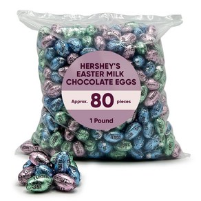 HERSHEYS 허쉬 이스터 에그 밀크 초콜릿 약80개입 454g 1개